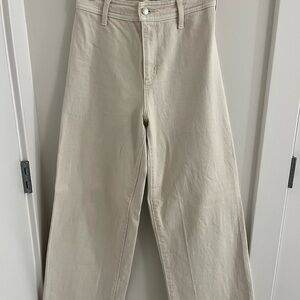 Universal Thread Cream Flare & Wide Leg Jeans